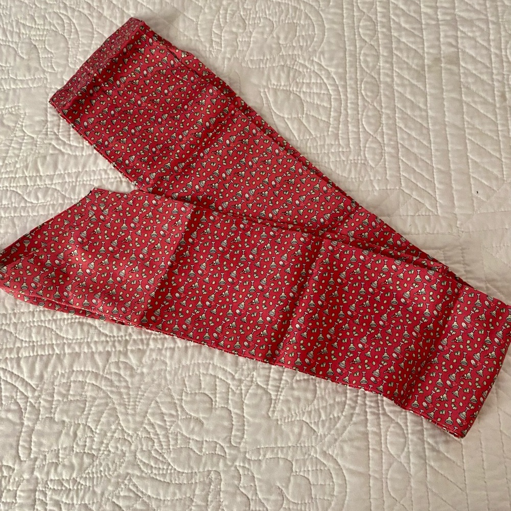 🐳🐳🐳 Hot pink vintage Vineyard Vines scarf sash margarita print